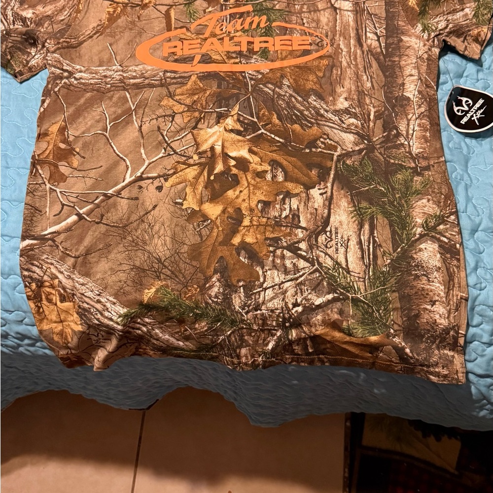 Realtree Brown Short Sleeve Camo Tee